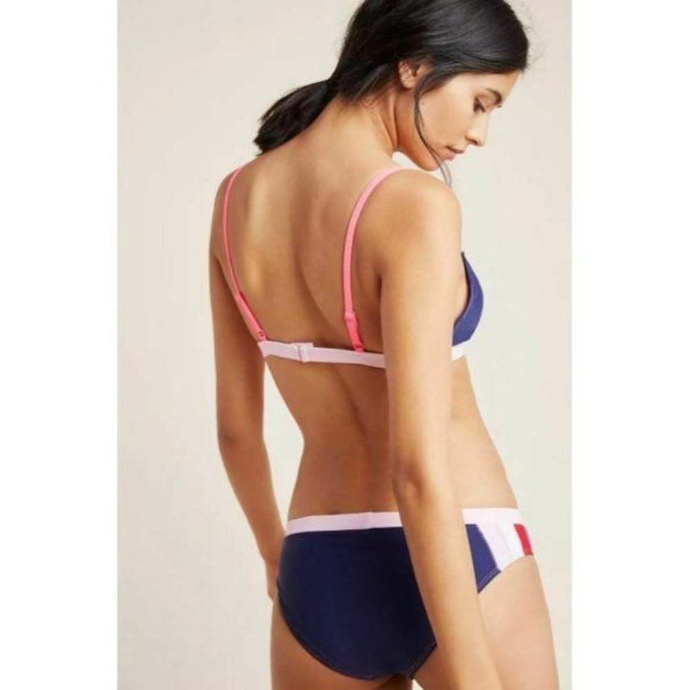 Sundry Anthropologie Sz XS 0 Colorblock Bikini Bottom Mix & Match Sizes for Top - Picture 2 of 10